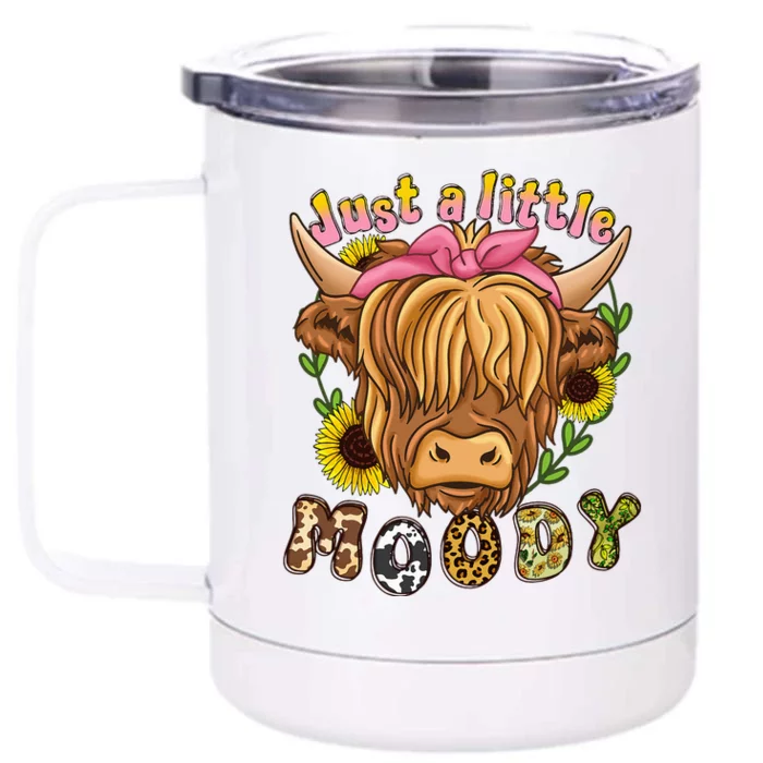 Highland Cow Scottish Highland Cow Front & Back 12oz Stainless Steel Tumbler Cup