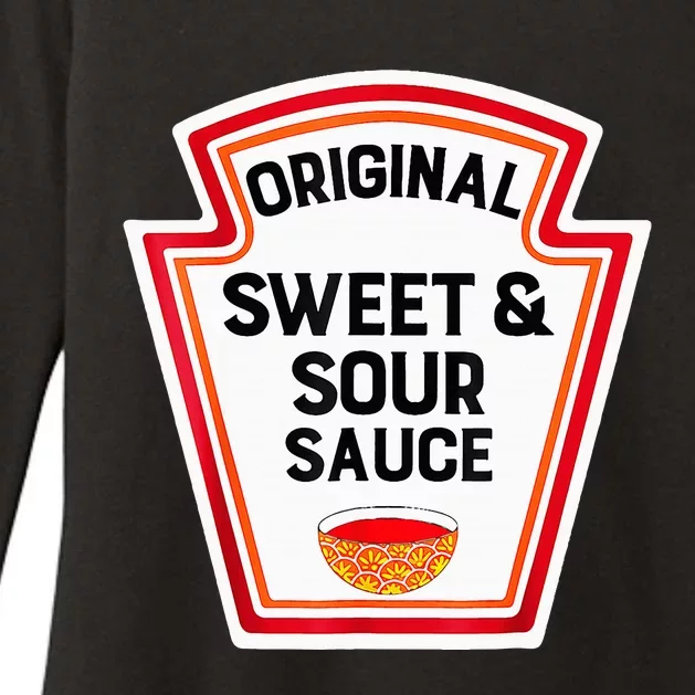 Halloween Costume Sweet And Sour Sauce Womens CVC Long Sleeve Shirt