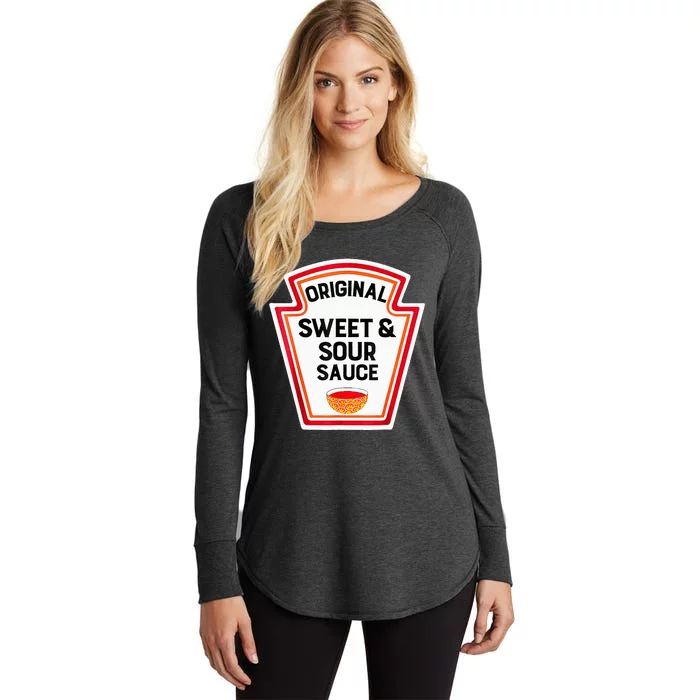 Halloween Costume Sweet And Sour Sauce Women's Perfect Tri Tunic Long Sleeve Shirt