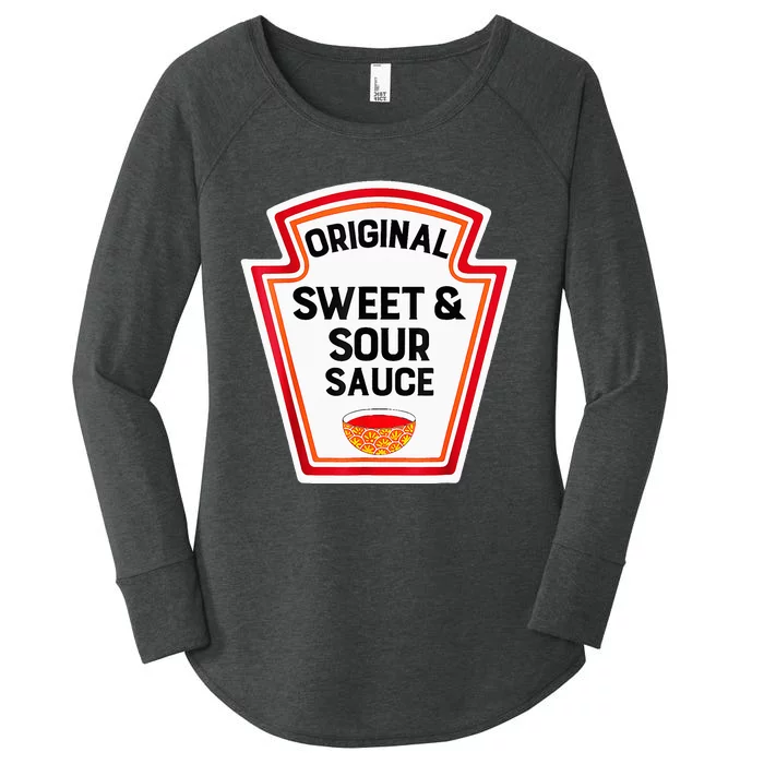 Halloween Costume Sweet And Sour Sauce Women's Perfect Tri Tunic Long Sleeve Shirt