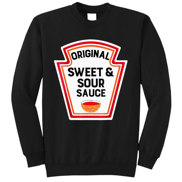 Halloween Costume Sweet And Sour Sauce Tall Sweatshirt