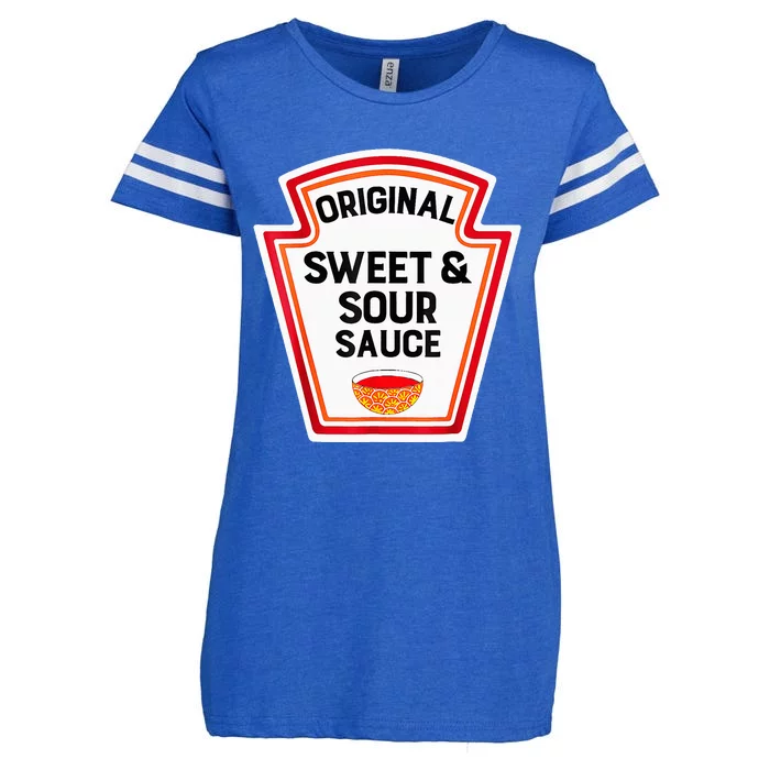 Halloween Costume Sweet And Sour Sauce Enza Ladies Jersey Football T-Shirt