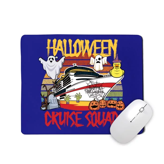 Halloween Cruise Squad Rubber Duck Hunting Ship Boating Trip Cute Gift Mousepad