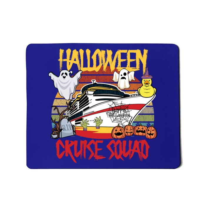 Halloween Cruise Squad Rubber Duck Hunting Ship Boating Trip Cute Gift Mousepad