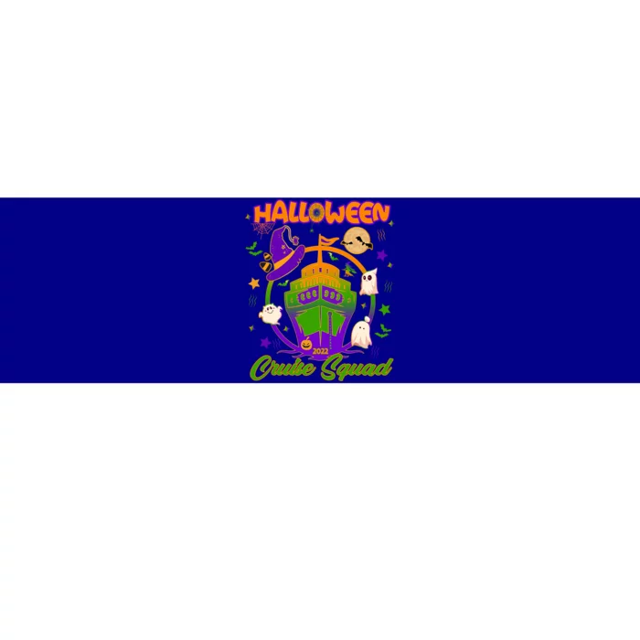 Halloween Cruise Squad Spooky Ghost Group Matching Vacation Gift Bumper Sticker