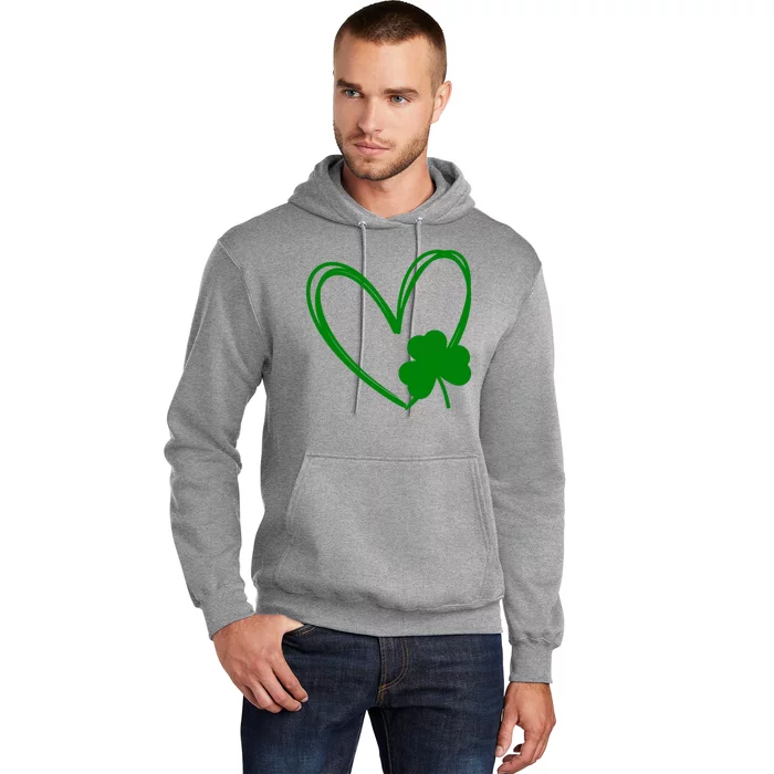 Heart Clover St Patrick's Day Hoodie