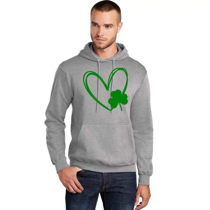 Heart Clover St Patrick's Day Tall Hoodie