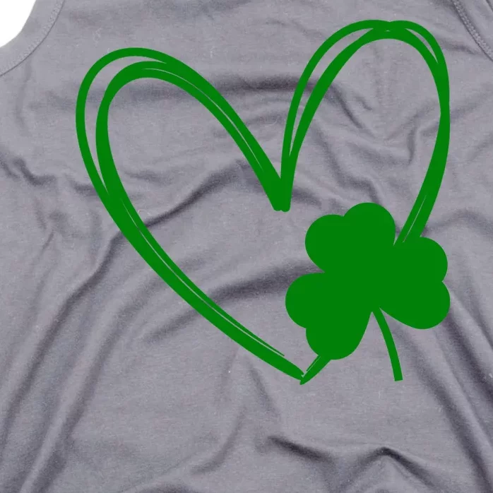 Heart Clover St Patrick's Day Tank Top