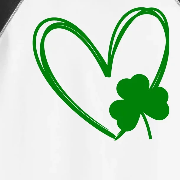 Heart Clover St Patrick's Day Toddler Fine Jersey T-Shirt