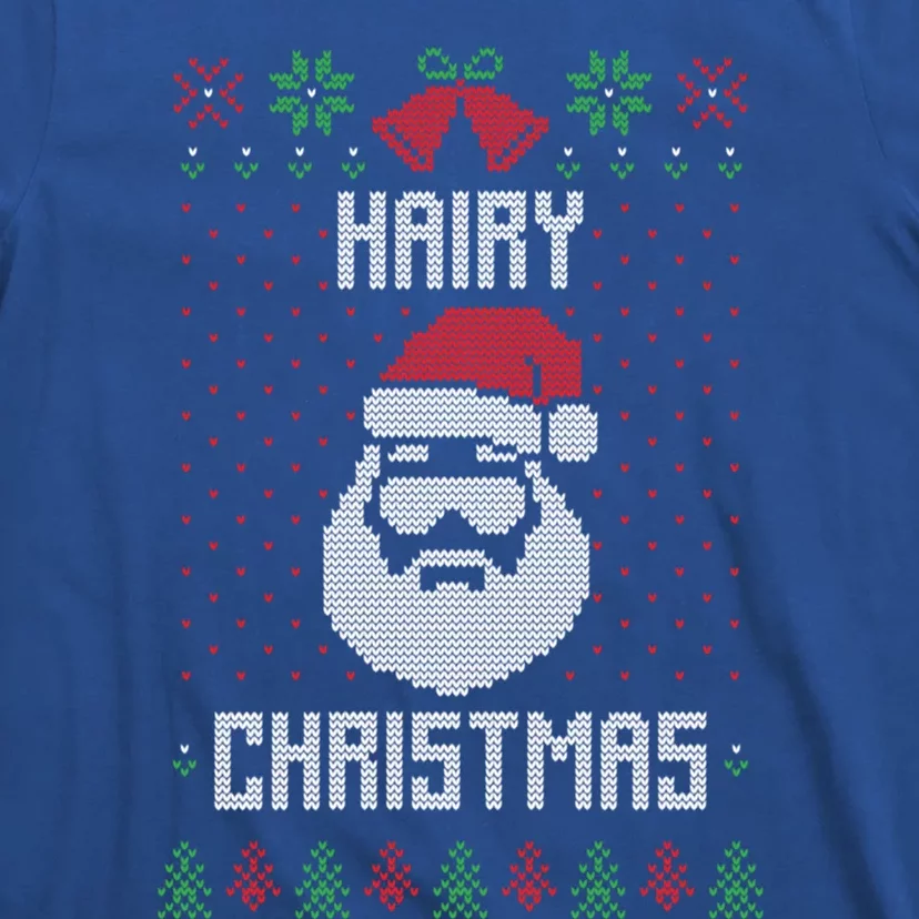 Hairy Christmas Santa Claus Funny Xmas Ugly Sweater Gift T-Shirt