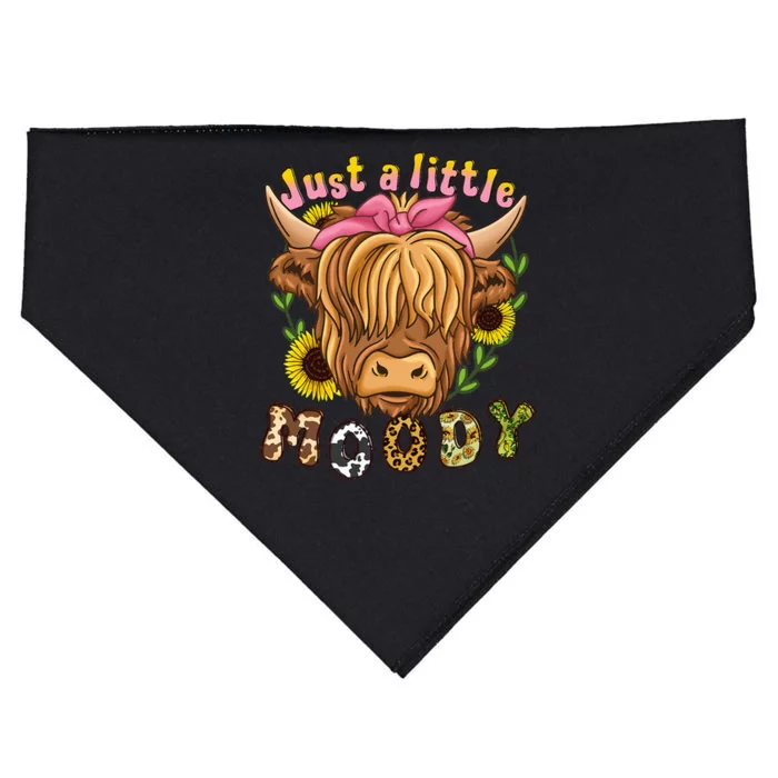 Highland Cow Scottish Highland Cow USA-Made Doggie Bandana