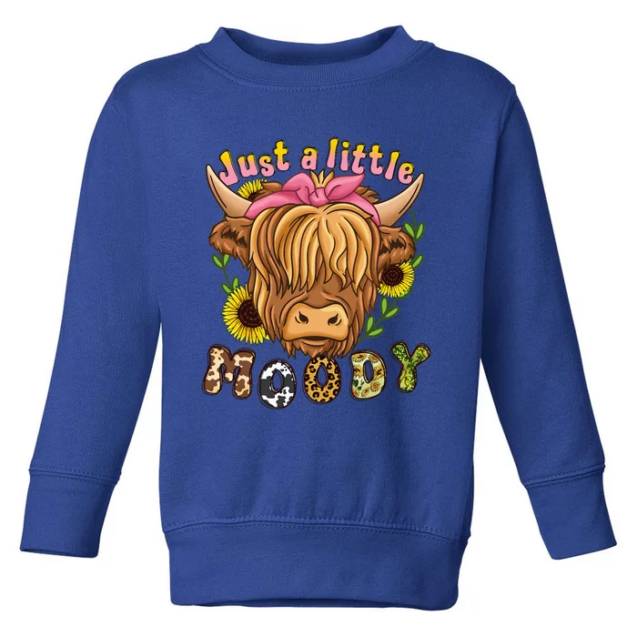 Highland Cow Scottish Highland Cow Toddler Sweatshirt