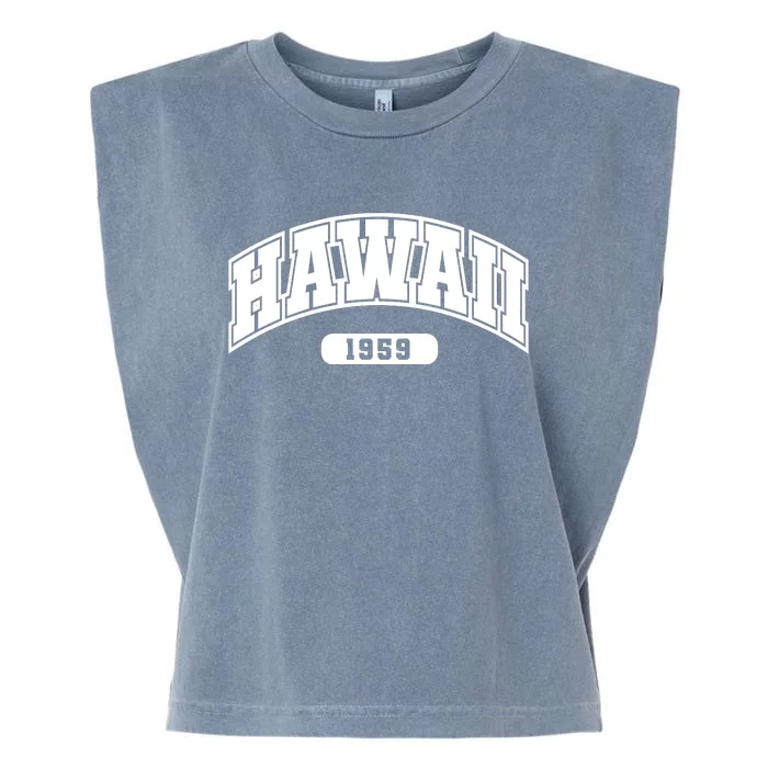 Hawaii Collegiate Style 1959 Garment-Dyed Women's Muscle Tee