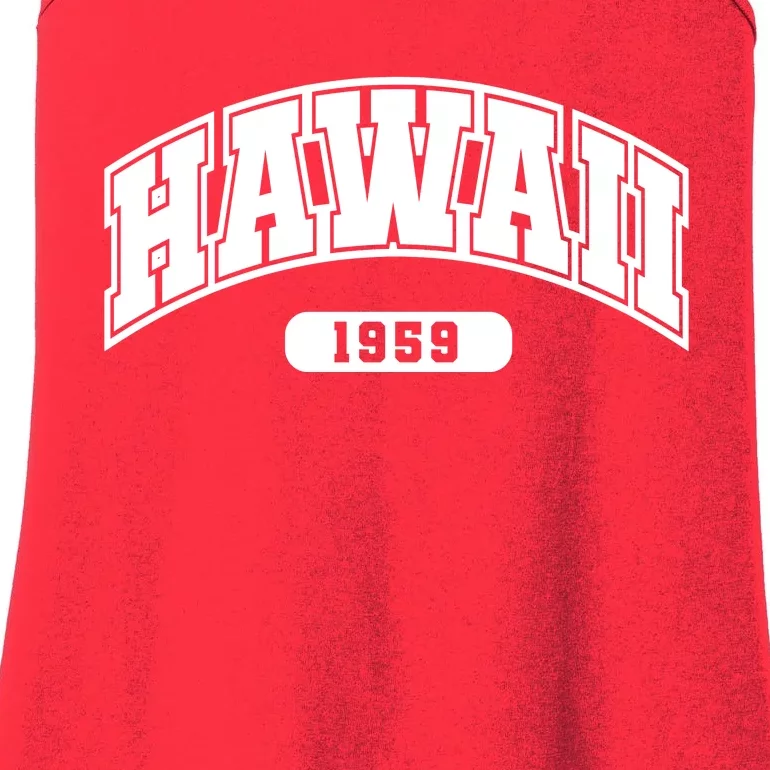 Hawaii Collegiate Style 1959 Ladies Essential Tank