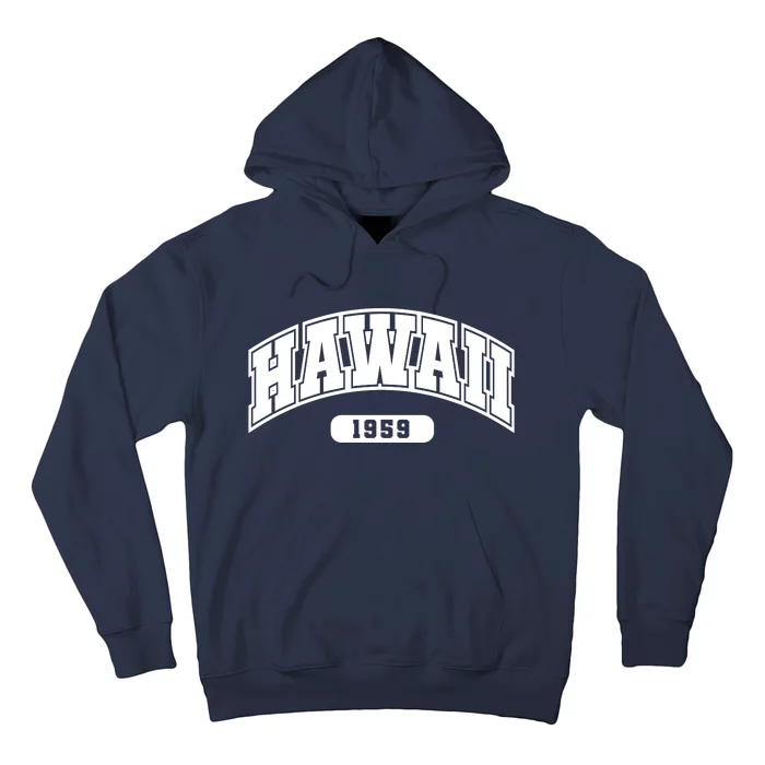 Hawaii Collegiate Style 1959 Hoodie