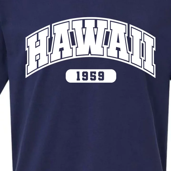 Hawaii Collegiate Style 1959 Sueded Cloud Jersey T-Shirt