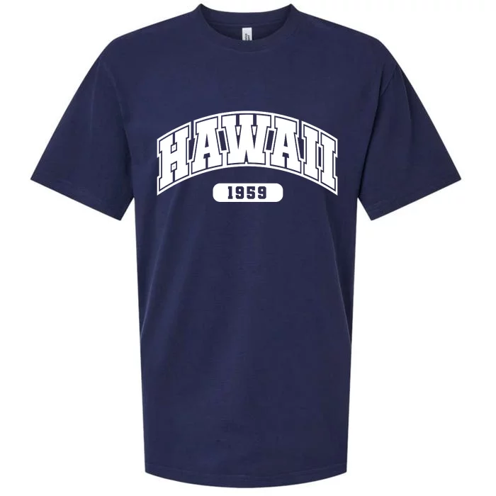 Hawaii Collegiate Style 1959 Sueded Cloud Jersey T-Shirt