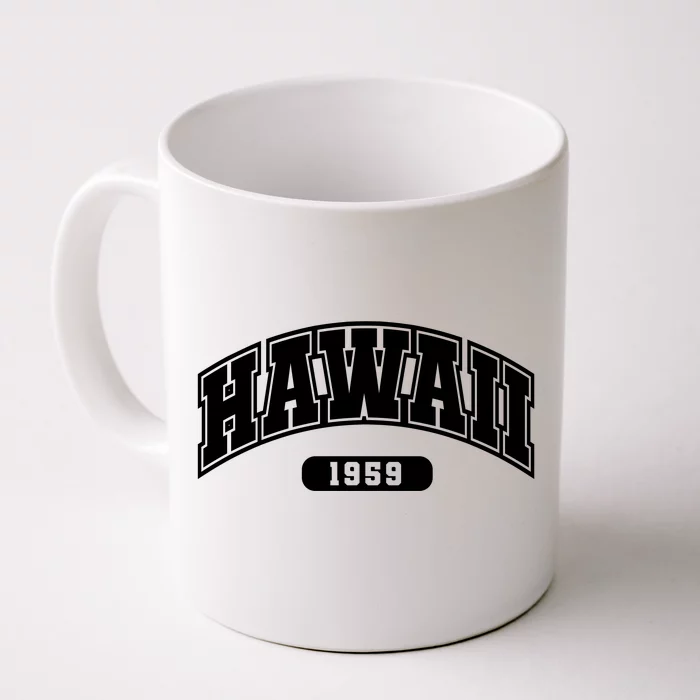 Hawaii Collegiate Style 1959 Front & Back Coffee Mug