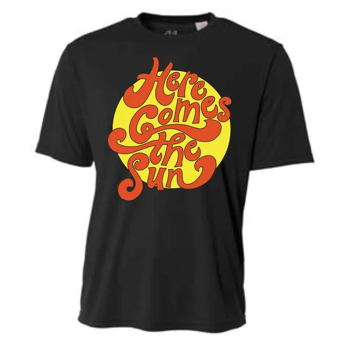 Here Comes The Sun Summer Beach Retro Cooling Performance Crew T-Shirt