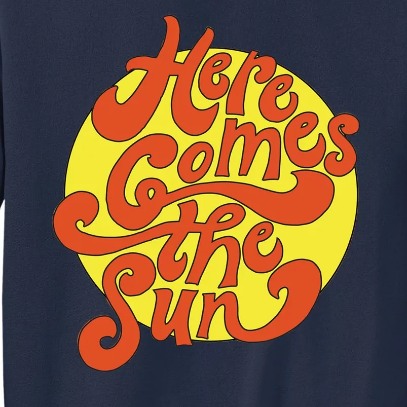 Here Comes The Sun Summer Beach Retro Sweatshirt