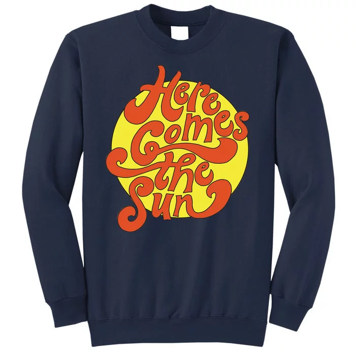 Here Comes The Sun Summer Beach Retro Sweatshirt