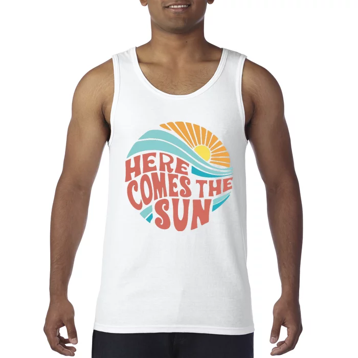 Here Comes The Sun  Baby Summer Beach Tank Top