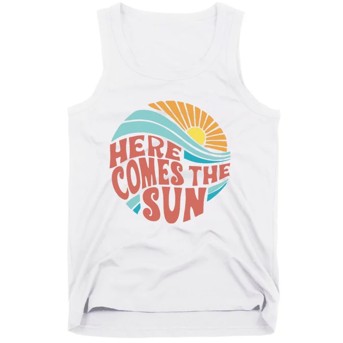 Here Comes The Sun  Baby Summer Beach Tank Top