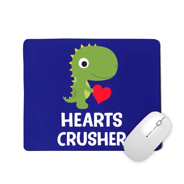 Hearts Crusher Trex Dinosaur Valentines Day Great Gift Mousepad