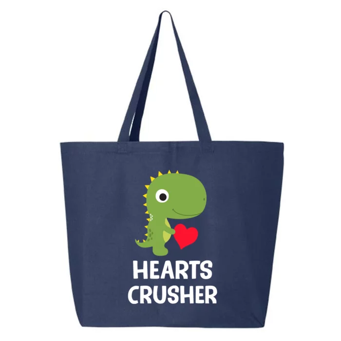 Hearts Crusher Trex Dinosaur Valentines Day Great Gift 25L Jumbo Tote