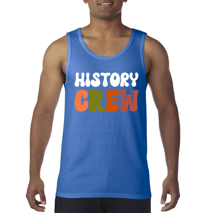 History Crew Team Matching Design Boho Vintage Retro Style Gift Tank Top