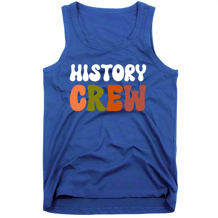 History Crew Team Matching Design Boho Vintage Retro Style Gift Tank Top