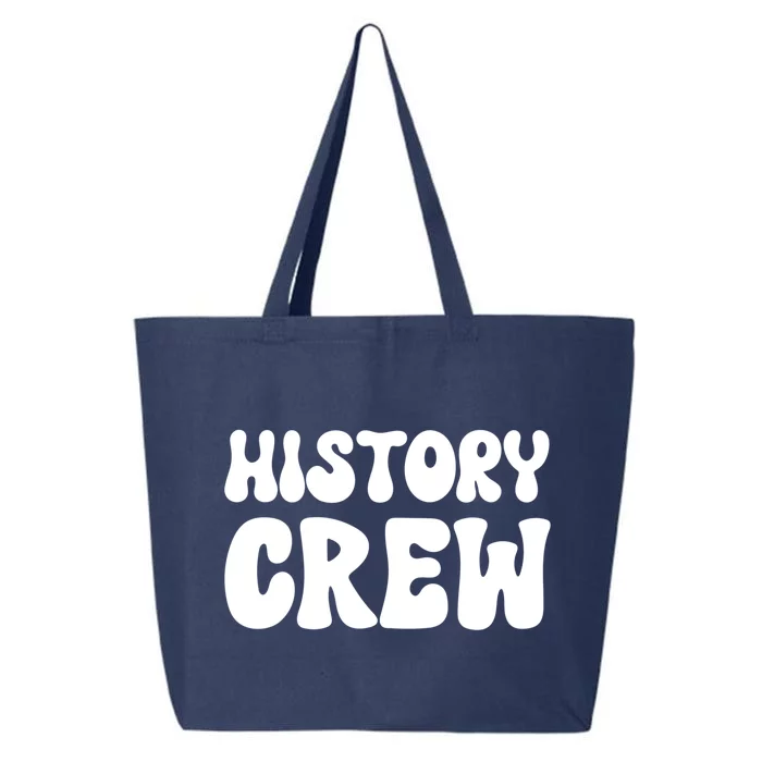 History Crew Team Matching Design Boho Vintage Retro Style Gift 25L Jumbo Tote