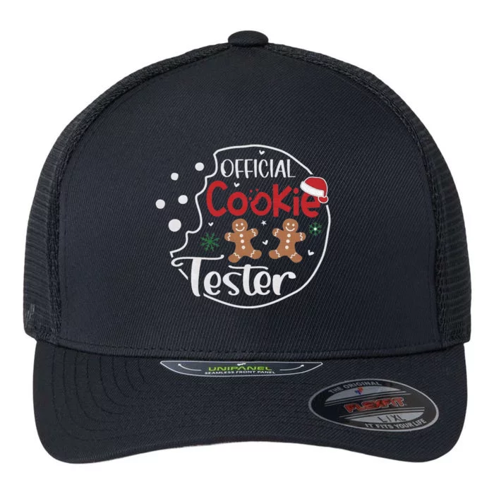 Head Cookie Tester Funny ChristmasChristmas Gift Christmas In July Flexfit Unipanel Trucker Cap