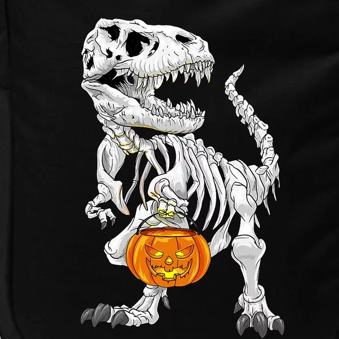 Halloween Costume TRex Skeleton Dinosaur Pumpkin Gift Impact Tech Backpack