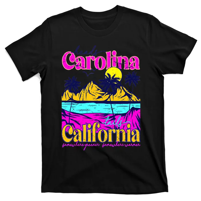 Heads Carolina Tail California Western Summer Beach Paradise T-Shirt