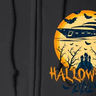 Halloween Cruise Trip Spooky Season Full Zip Hoodie