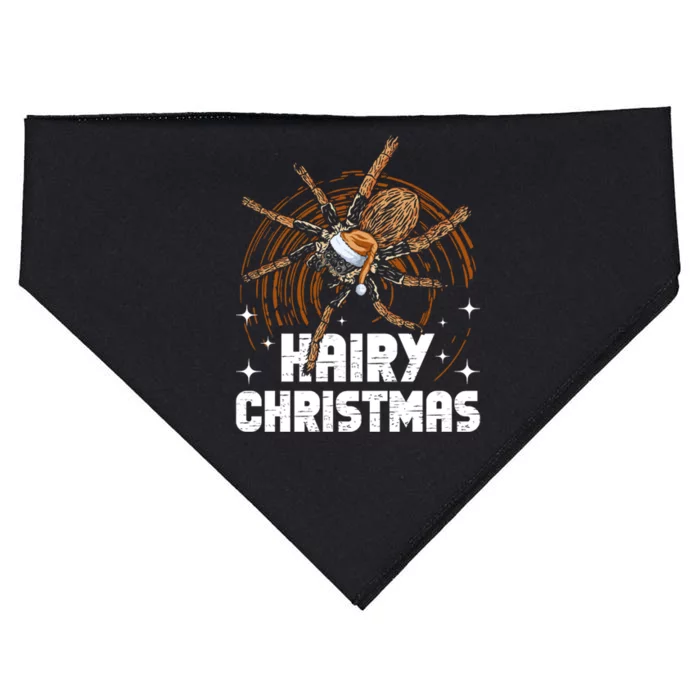 Hairy Christmas Tarantula Owner Gift USA-Made Doggie Bandana