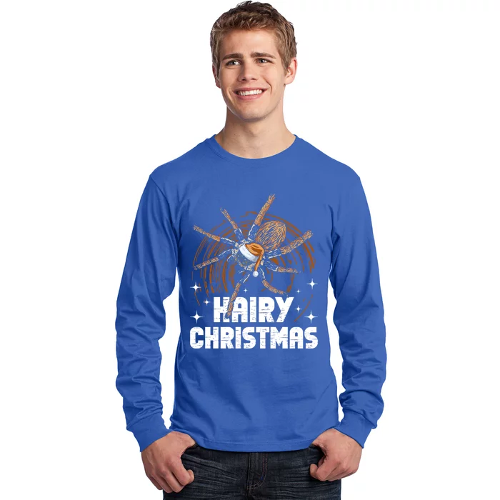 Hairy Christmas Tarantula Owner Gift Long Sleeve Shirt