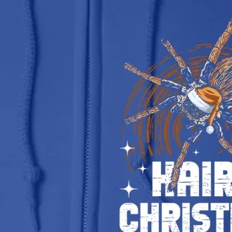 Hairy Christmas Tarantula Owner Gift Full Zip Hoodie