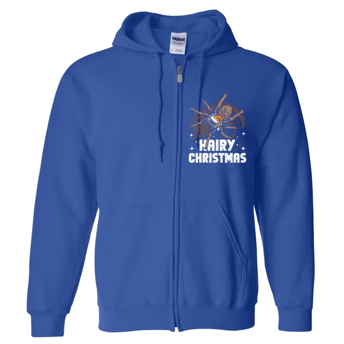 Hairy Christmas Tarantula Owner Gift Full Zip Hoodie