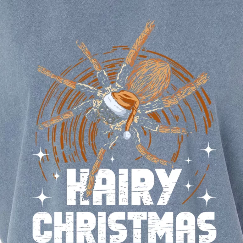 Hairy Christmas Tarantula Owner Gift Garment-Dyed Women's Muscle Tee