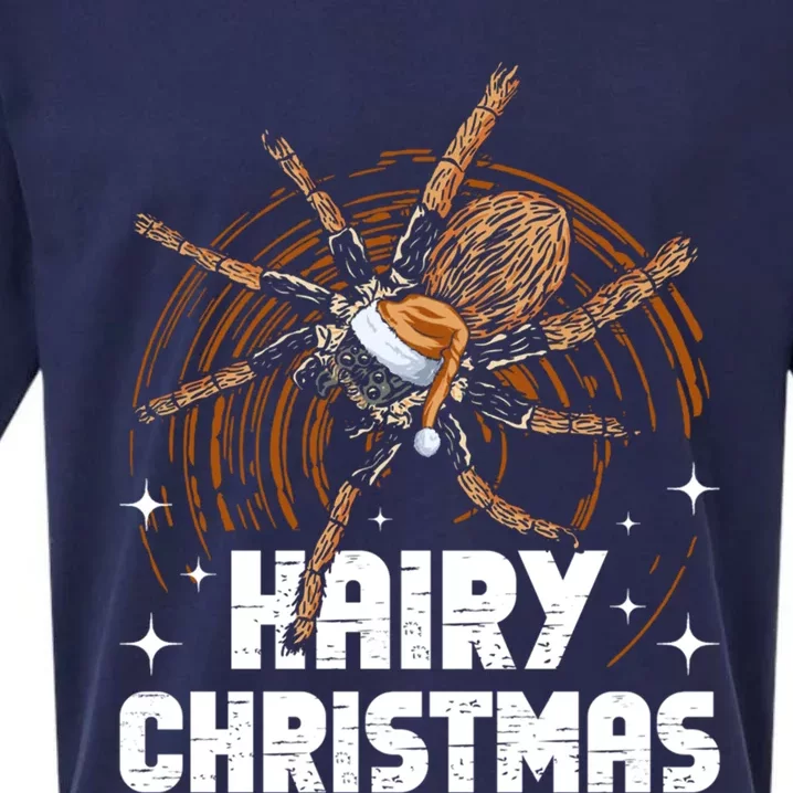 Hairy Christmas Tarantula Owner Gift Sueded Cloud Jersey T-Shirt