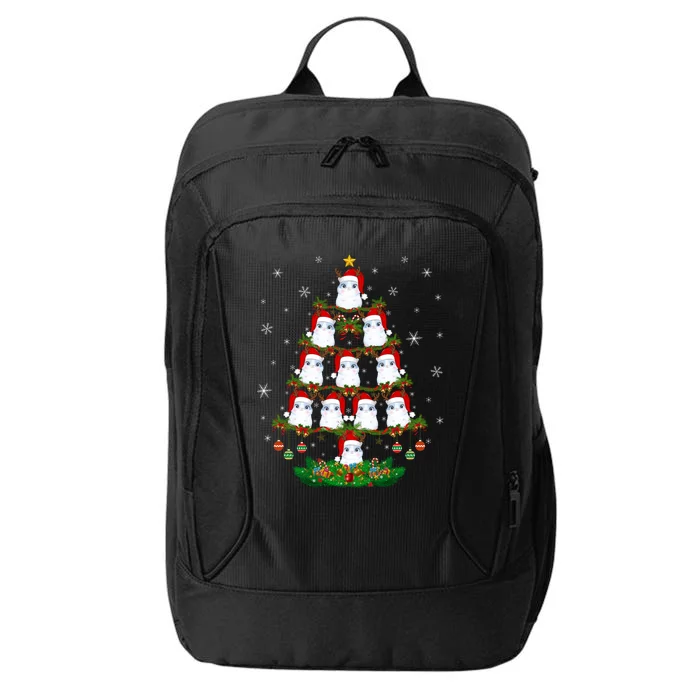 Hamsters Christmas Tree Hamsters Lover Xmas Tree Hamsters Cool Gift City Backpack