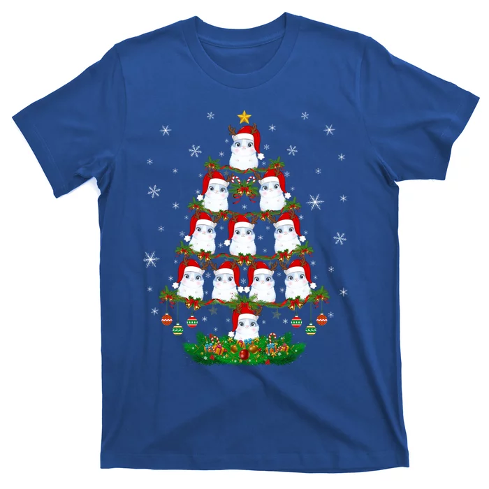 Hamsters Christmas Tree Hamsters Lover Xmas Tree Hamsters Cool Gift T-Shirt