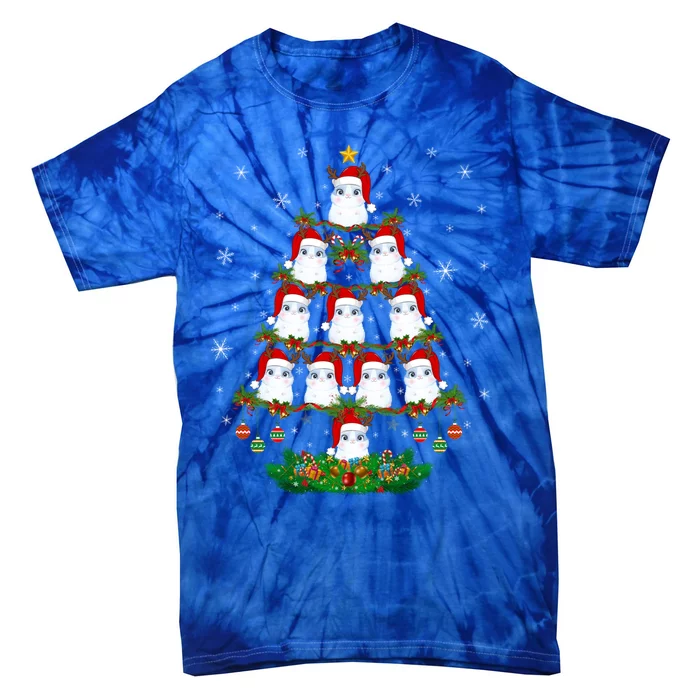 Hamsters Christmas Tree Hamsters Lover Xmas Tree Hamsters Cool Gift Tie-Dye T-Shirt