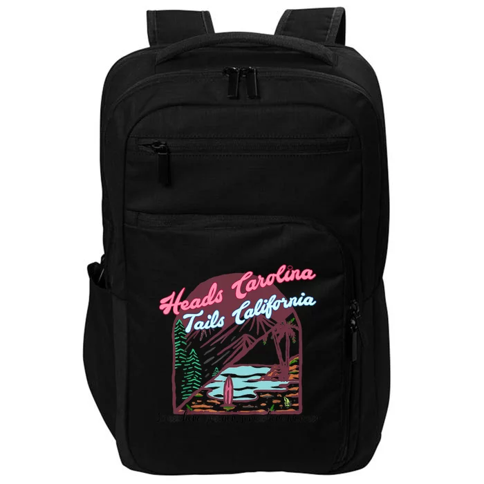 Heads Carolina Tail California Western Summer Beach Paradise Impact Tech Backpack