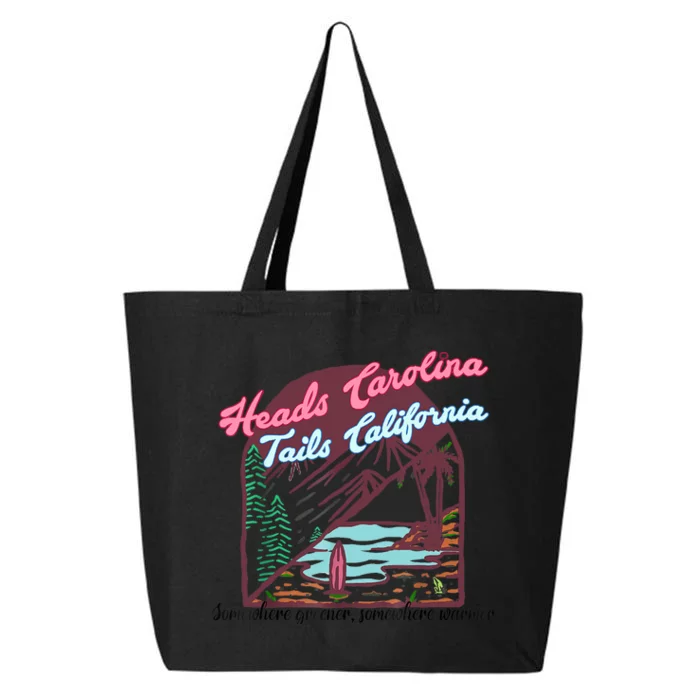 Heads Carolina Tail California Western Summer Beach Paradise 25L Jumbo Tote