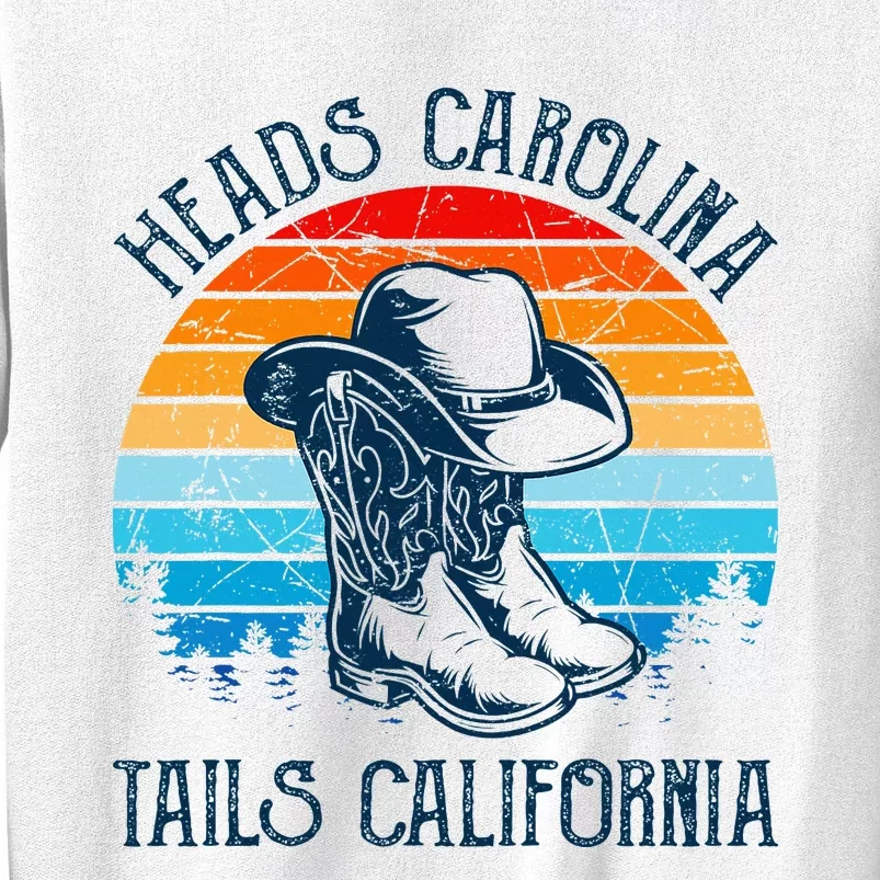 Heads Carolina Tail California Country Music Cowgirl Western Sweatshirt