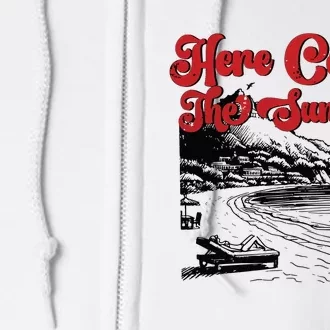 Here Comes The Sun Summer Full Zip Hoodie