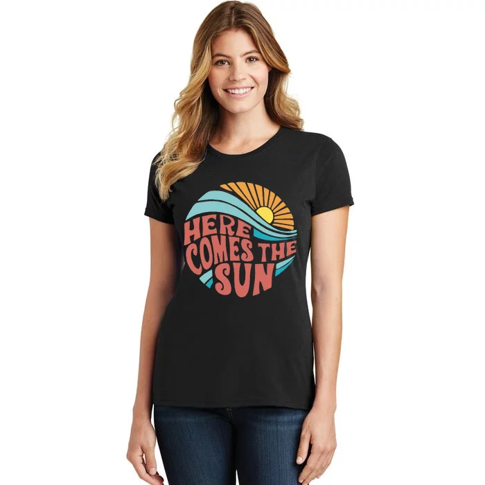 Here Comes The Sun Summer Beach Women's T-Shirt